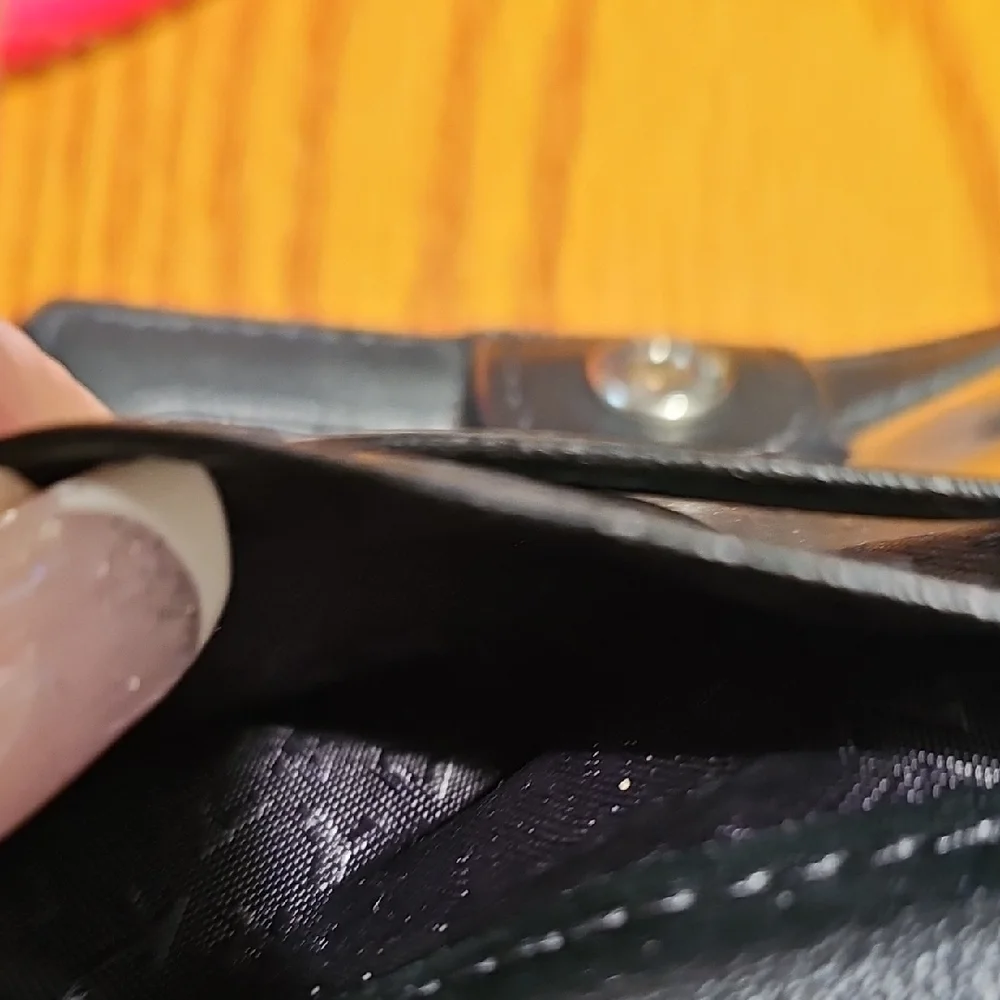 Kate Spade Black Glitter Wallet